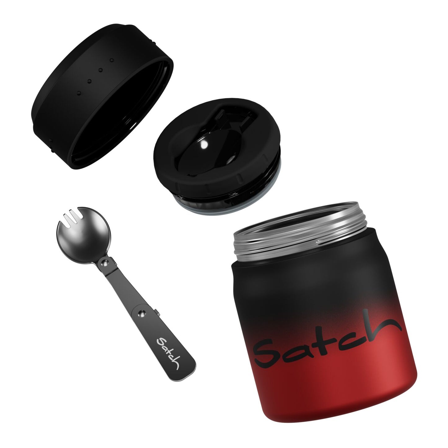 Thermo Lunchbox Black Graffiti, 500 ml