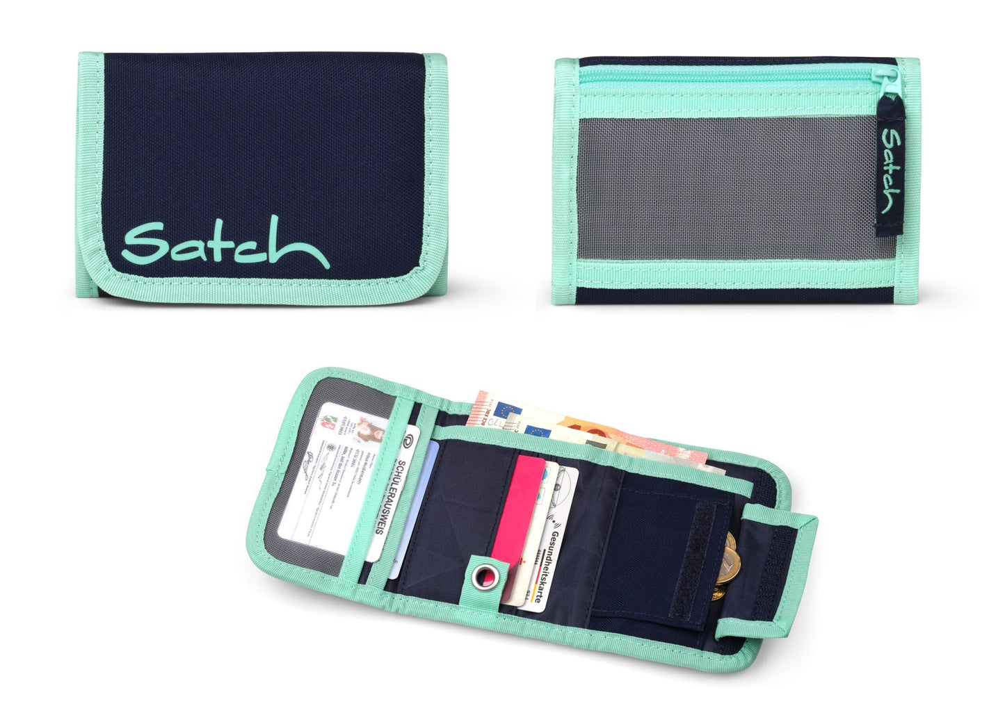 Schulrucksack-Set MATCH PLUS Ocean Mint 4-teilig
