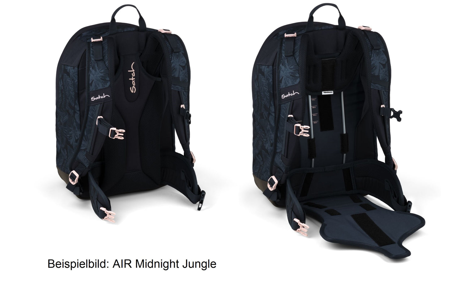 Schulrucksack-Set AIR Seismic Pink 2-teilig