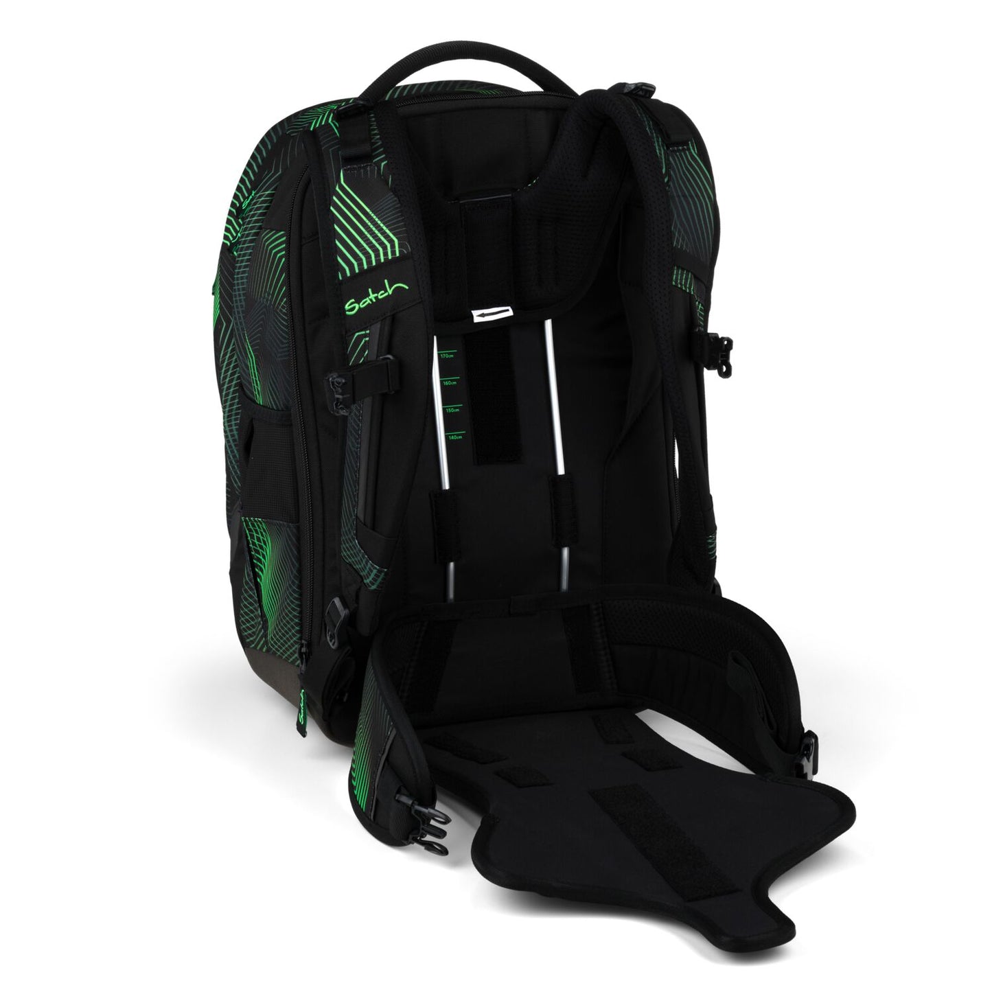 Schulrucksack-Set MATCH PLUS Seismic Green 3-teilig