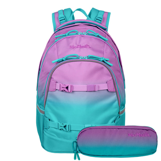 Schulrucksack MILO Blueberry 2-teilig
