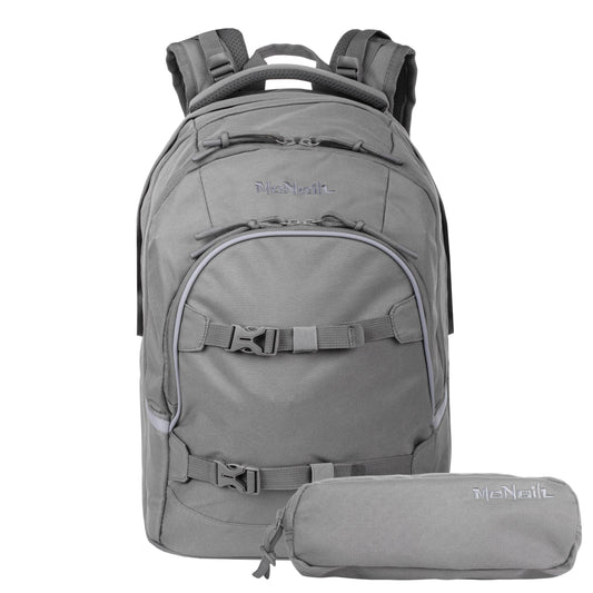 Schulrucksack MILO Grau 2-teilig