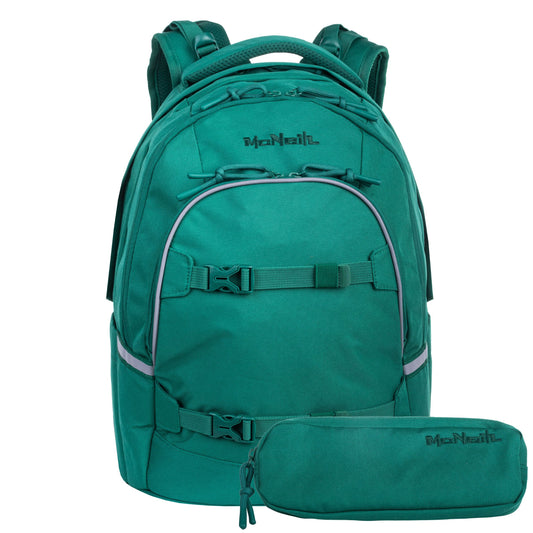 Schulrucksack MILO Grün 2-teilig