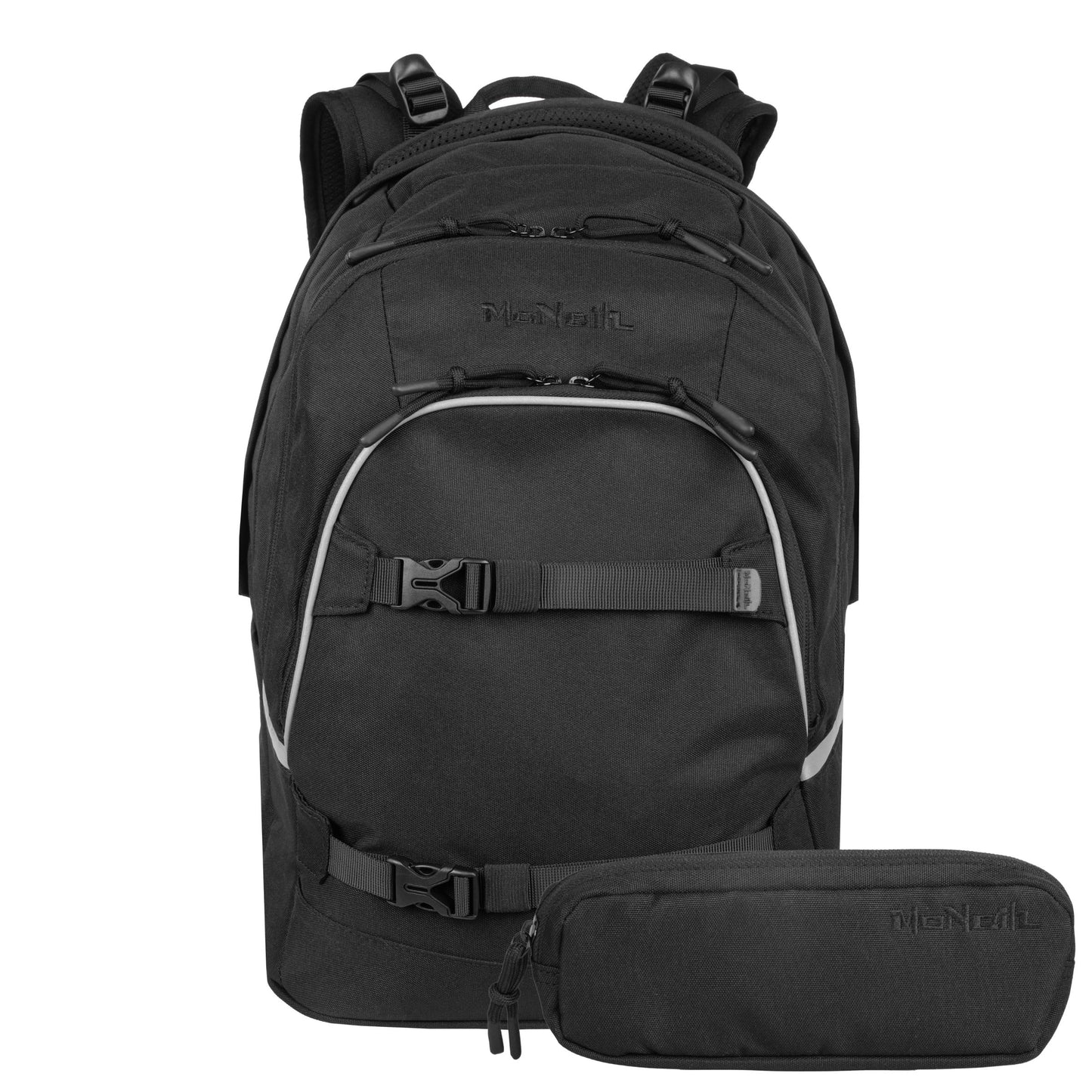 Schulrucksack MILO Schwarz 2-teilig