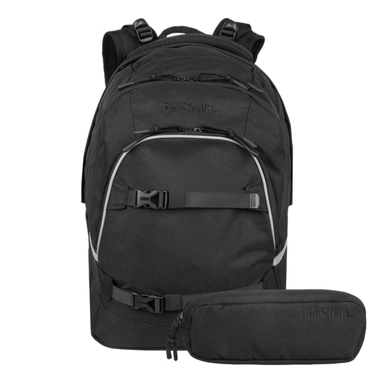 Schulrucksack MILO Schwarz 2-teilig