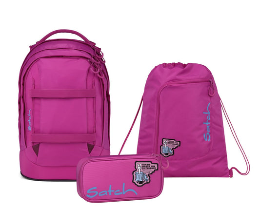 Schulrucksack PACK Fearless Pink, 3-teilig