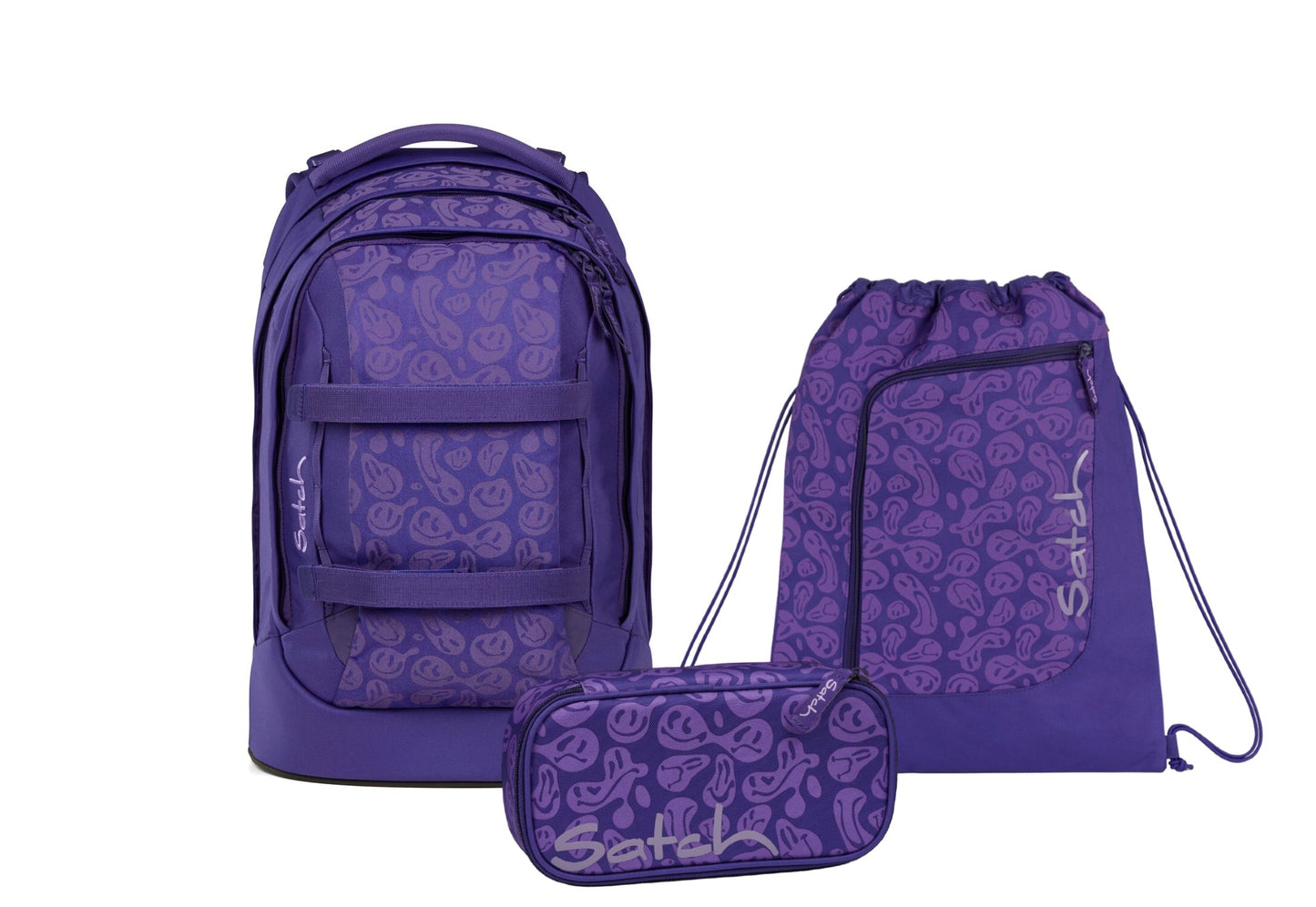 Schulrucksack-Set PACK Bright Faces 3-teilig