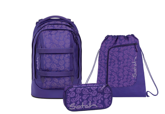 Schulrucksack-Set PACK Bright Faces 3-teilig