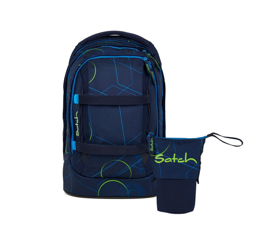 Schulrucksack-Set PACK Blue Tech 2-teilig