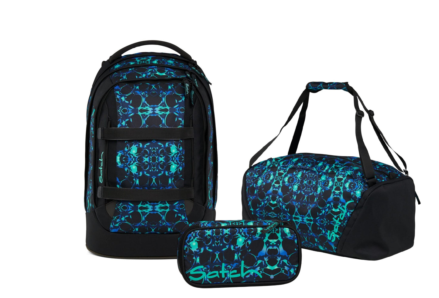 Schulrucksack-Set PACK Caleido Blue 3-teilig, Kollektion 2025