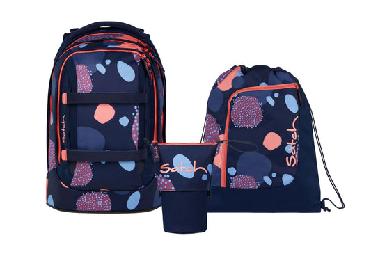 Schulrucksack-Set PACK Coral Reef 3-teilig