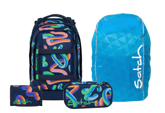 Schulrucksack-Set PACK Crazy Twist 4-teilig