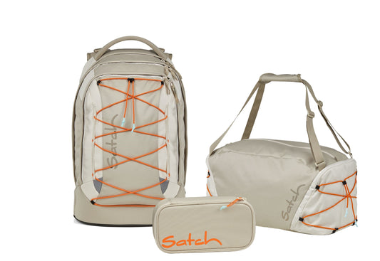 Schulrucksack-Set PACK Crossed Sand 3-teilig, Kollektion 2025