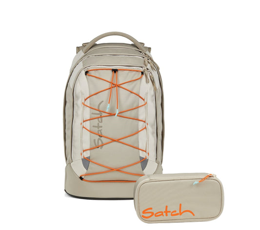 Schulrucksack-Set PACK Crossed Sand 2-teilig, Kollektion 2025