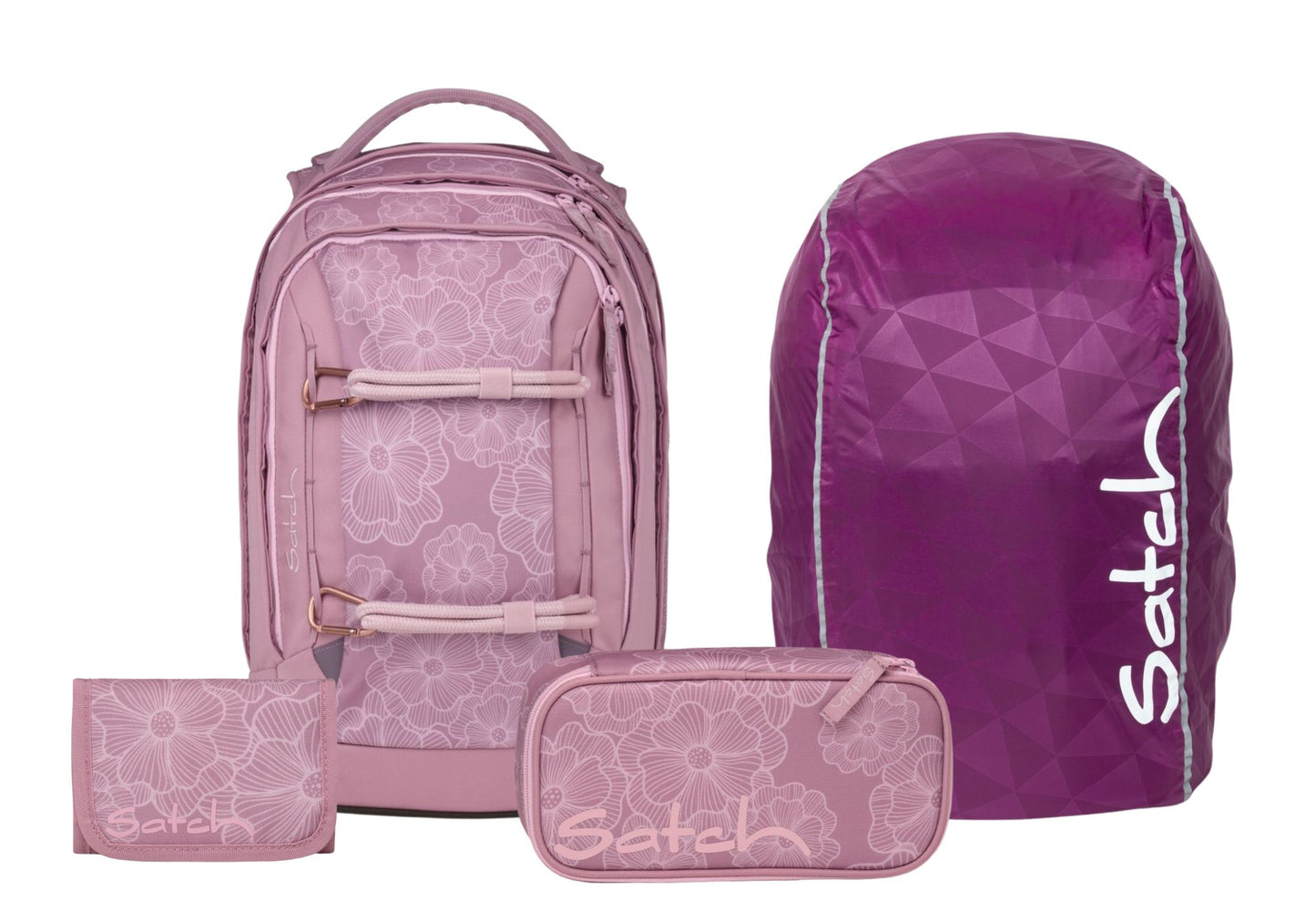 Schulrucksack-Set PACK Magnolia Dream 4-teilig