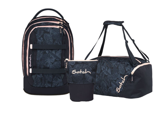 Schulrucksack-Set PACK Midnight Jungle 3-teilig