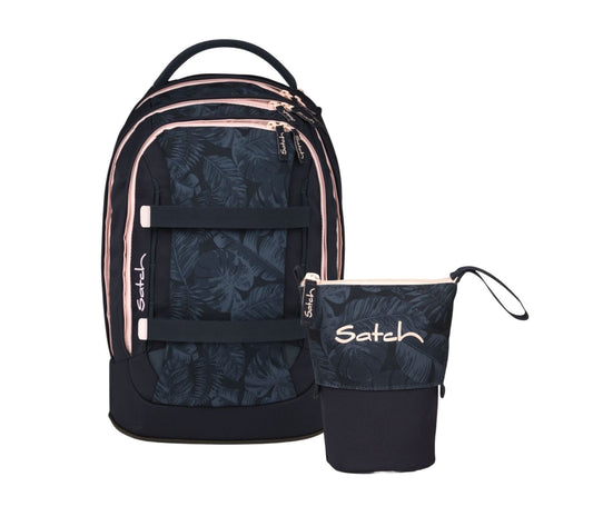 Schulrucksack-Set PACK Midnight Jungle 2-teilig