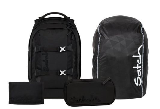 Schulrucksack-Set PACK Nordic Black 4-teilig