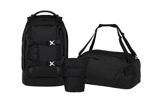 Schulrucksack-Set PACK Nordic Black 3-teilig