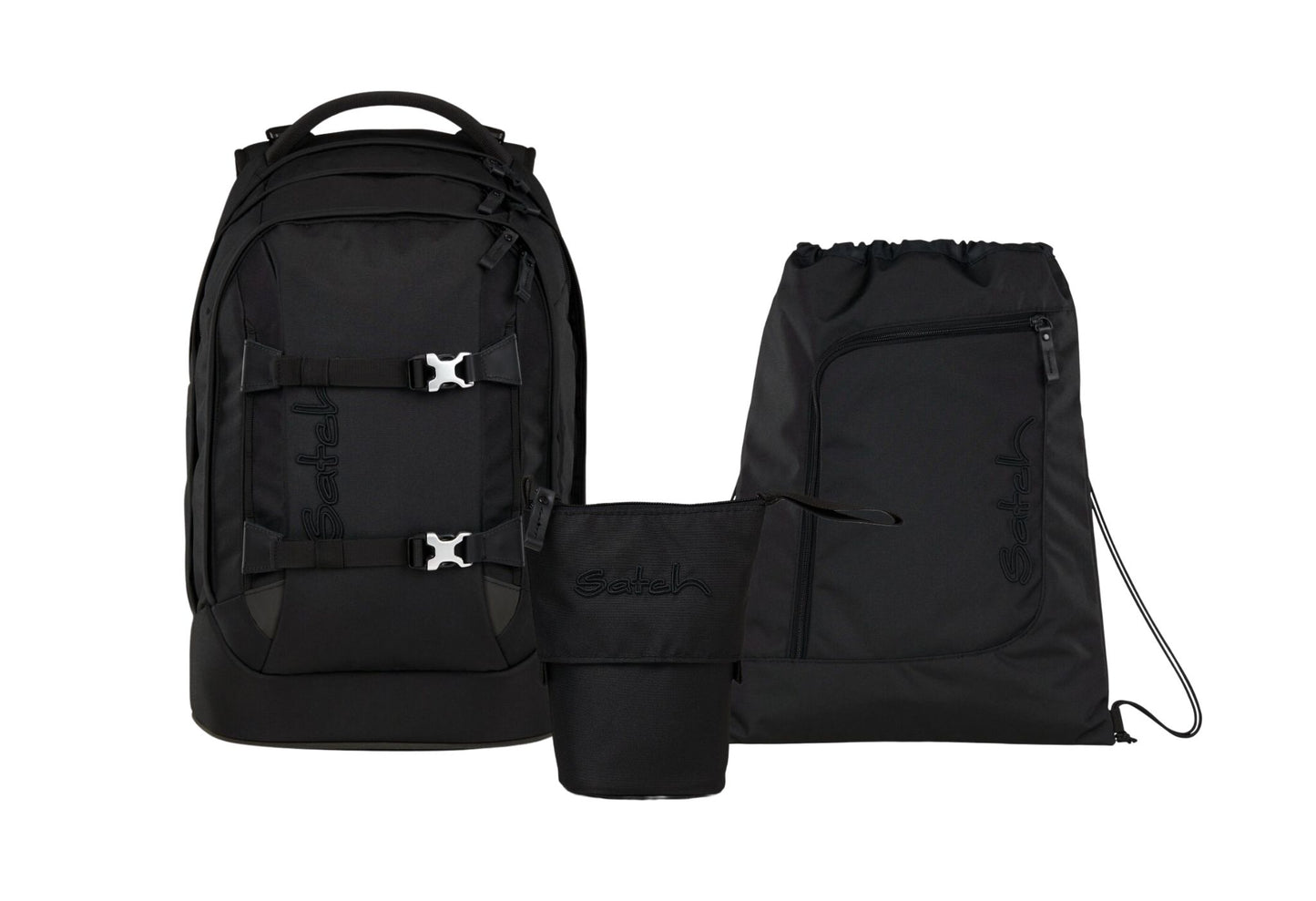 Schulrucksack-Set PACK Nordic Black 3-teilig