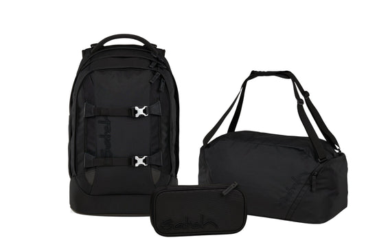 Schulrucksack-Set PACK Nordic Black 3-teilig