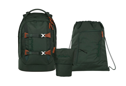 Schulrucksack-Set PACK Nordic Forest Green 3-teilig