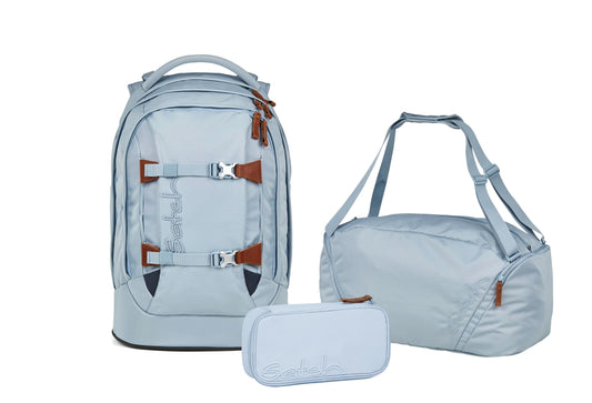 Schulrucksack-Set PACK Nordic Ice Blue 3-teilig, Kollektion 2025