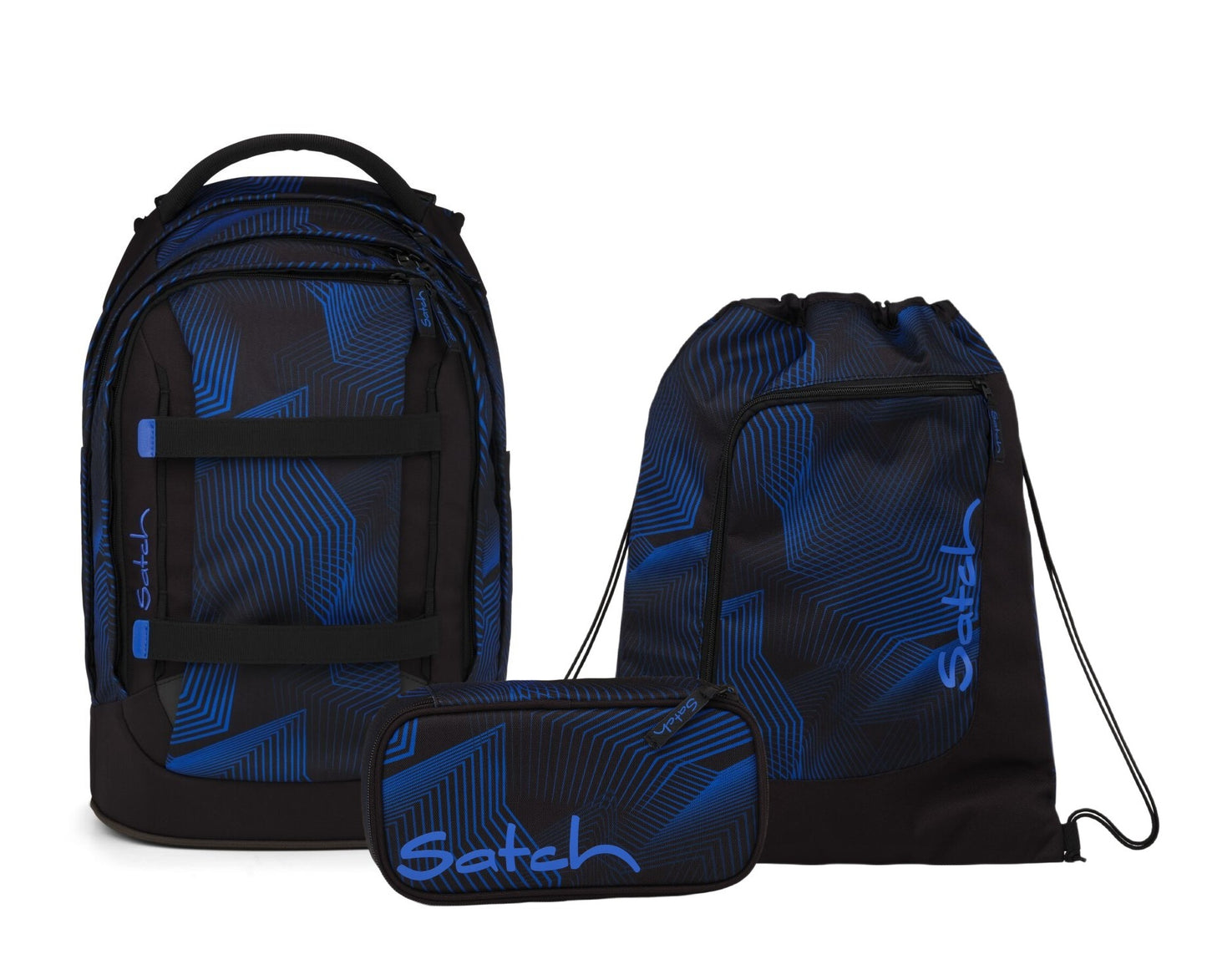 Schulrucksack-Set PACK Seismic Blue 3-teilig