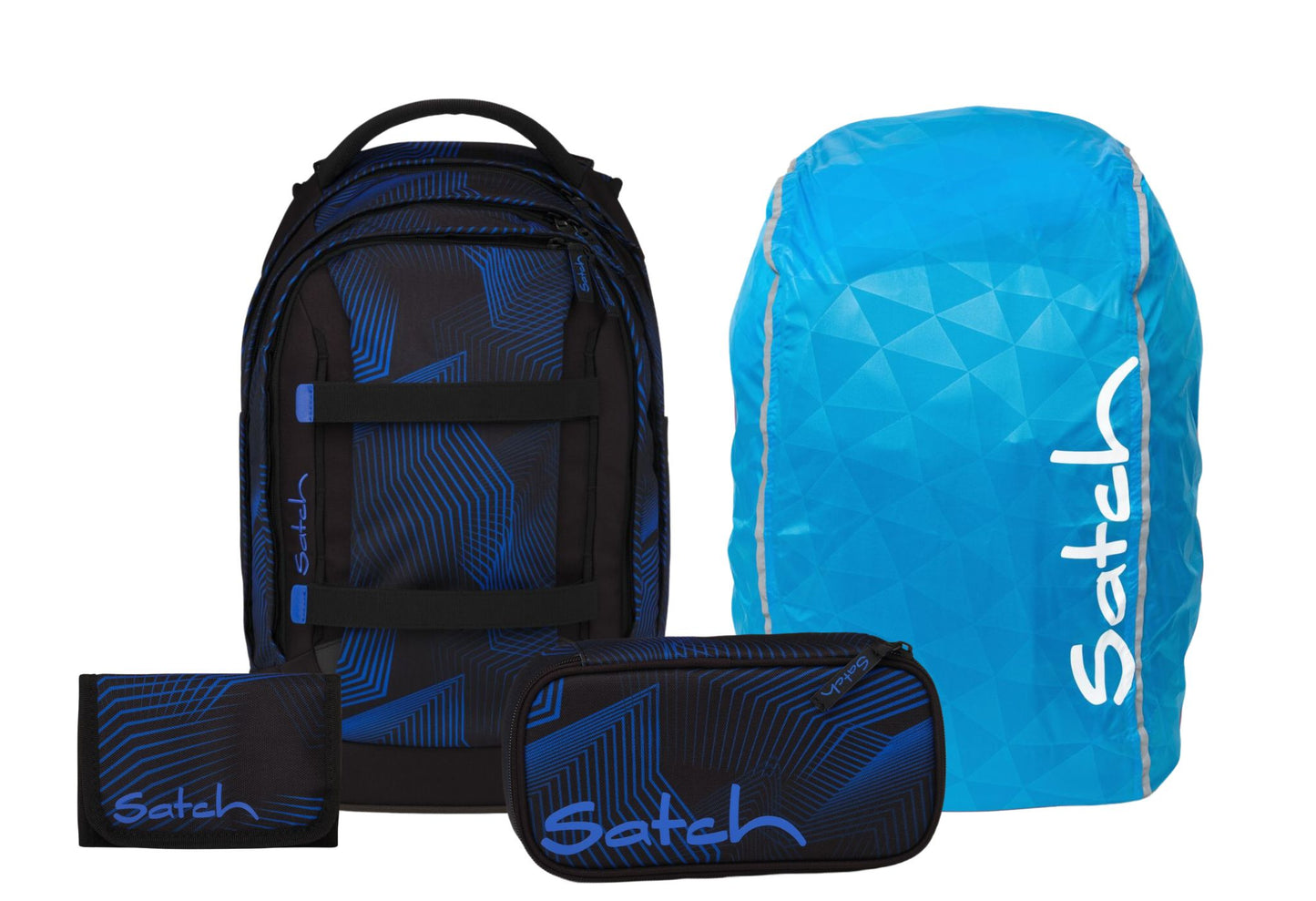 Schulrucksack-Set PACK Seismic Blue 4-teilig