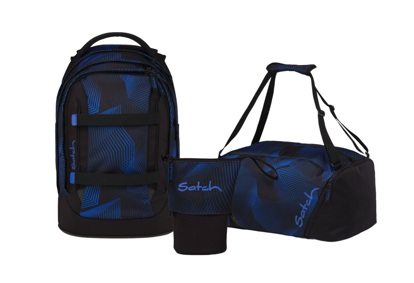 Schulrucksack-Set PACK Seismic Blue 3-teilig