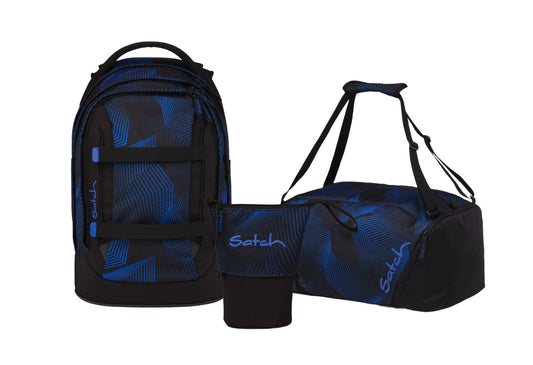 Schulrucksack-Set PACK Seismic Blue 3-teilig