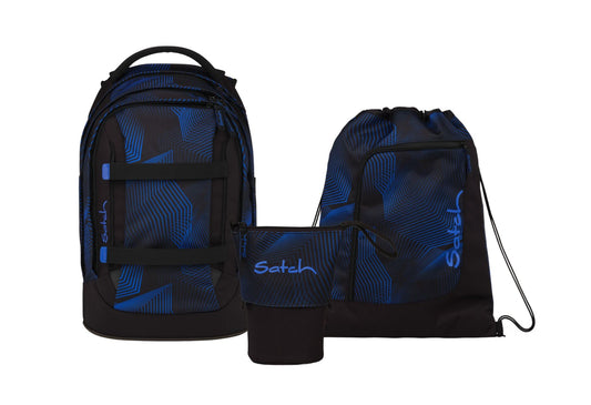 Schulrucksack-Set PACK Seismic Blue 3-teilig