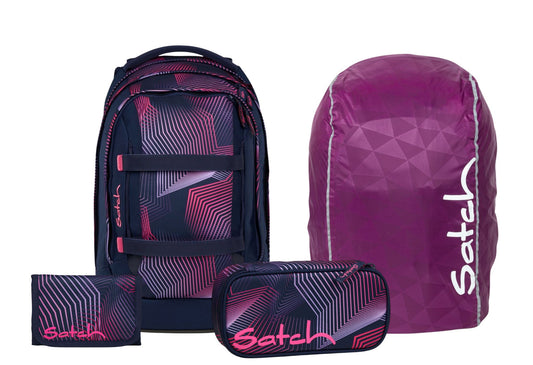 Schulrucksack-Set PACK Seismic Pink 4-teilig