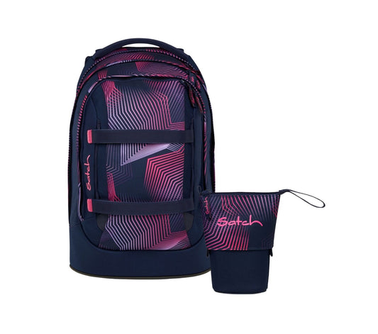 Schulrucksack-Set PACK Seismic Pink 2-teilig