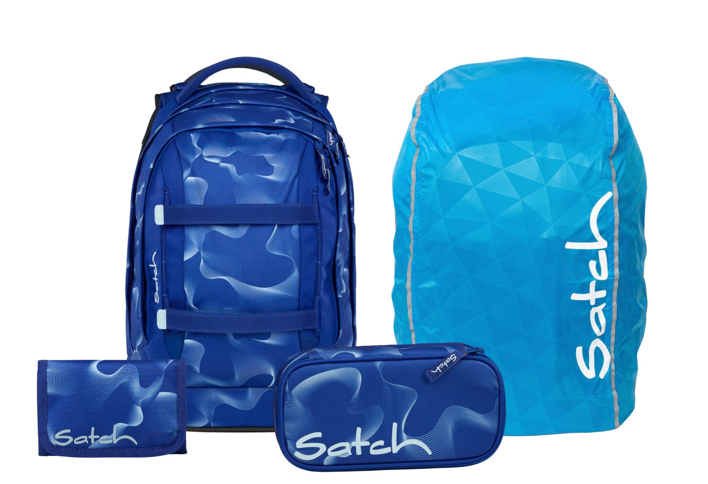 Schulrucksack-Set PACK Vibrant Blue 4-teilig