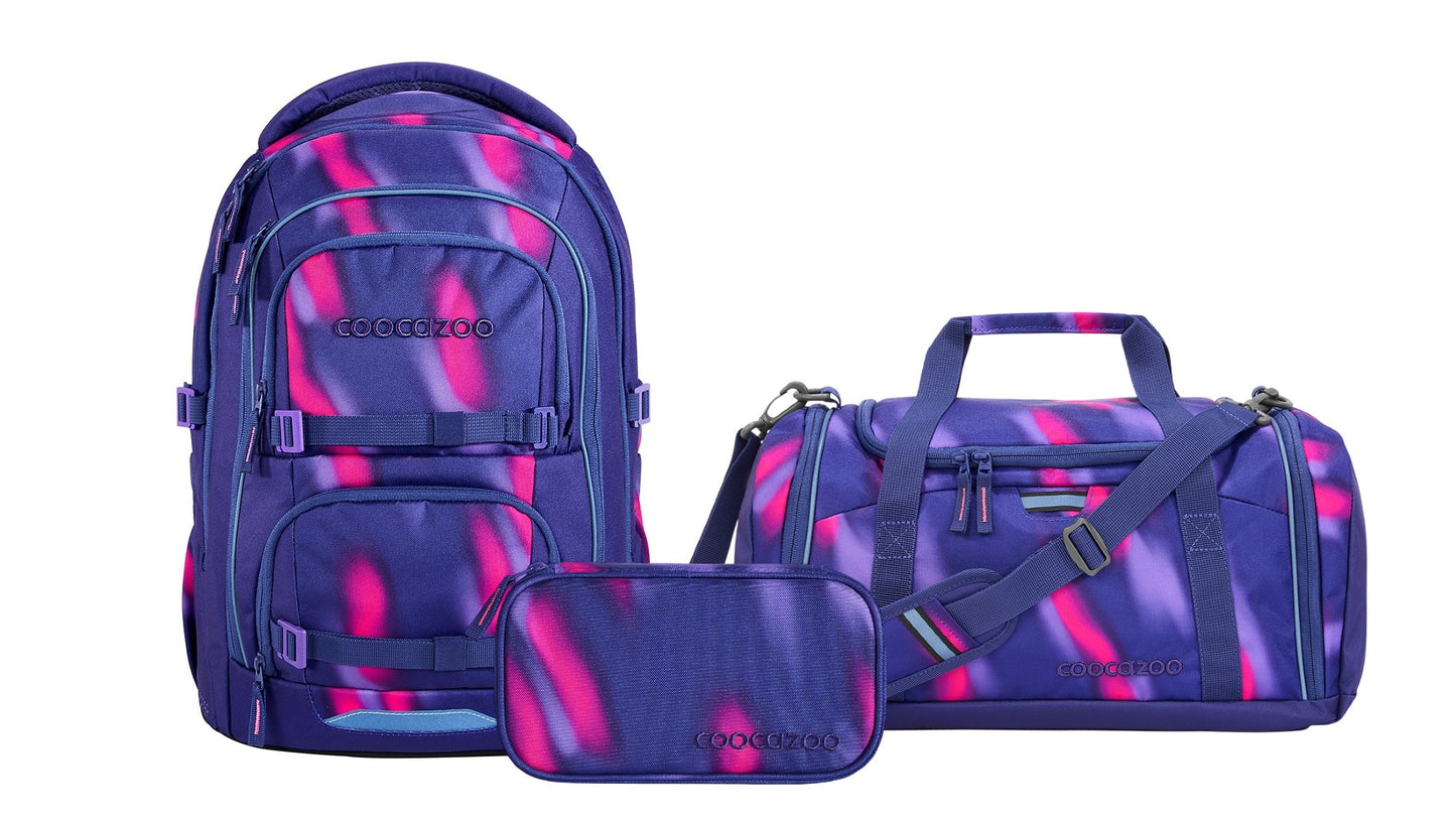 Schulrucksack-Set PORTER, Aurora Glow 3-teilig