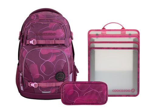 Schulrucksack-Set PORTER Berry Bubbles 3-teilig