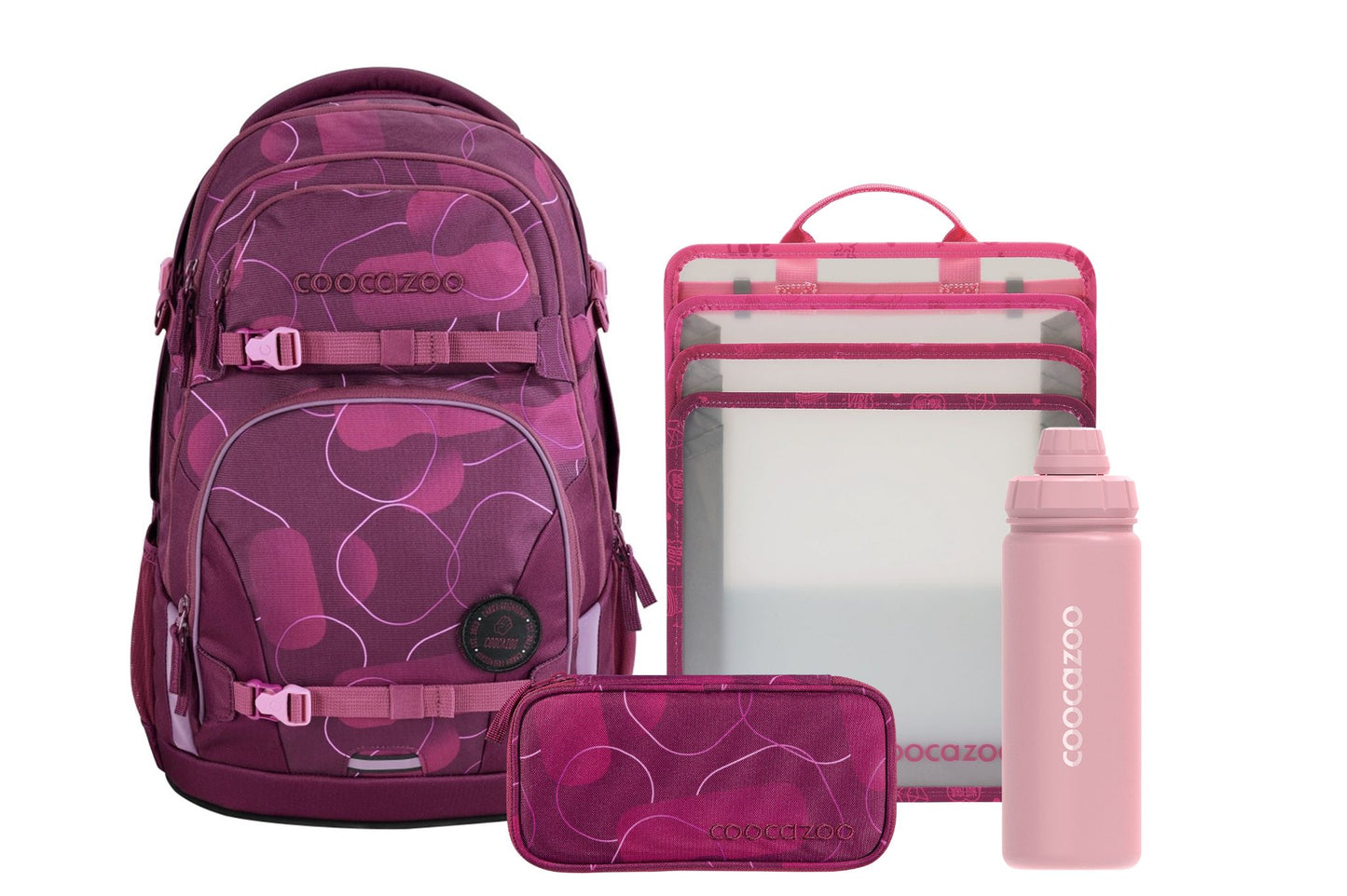 Schulrucksack-Set PORTER Berry Bubbles 4-teilig