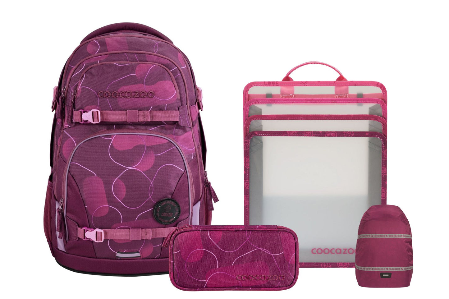Schulrucksack-Set PORTER Berry Bubbles 4-teilig