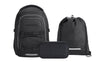 Schulrucksack-Set PORTER, Black Coal 3-teilig