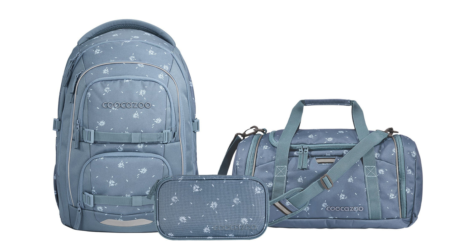 Schulrucksack-Set PORTER, Bloomy Daisy 3-teilig