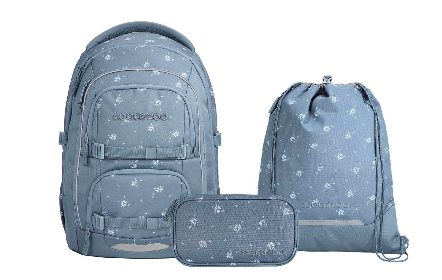 Schulrucksack-Set PORTER, Bloomy Daisy 3-teilig
