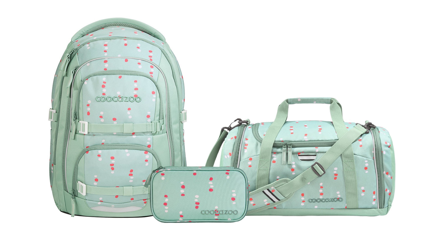 Schulrucksack-Set PORTER, Dancing Dots 3-teilig