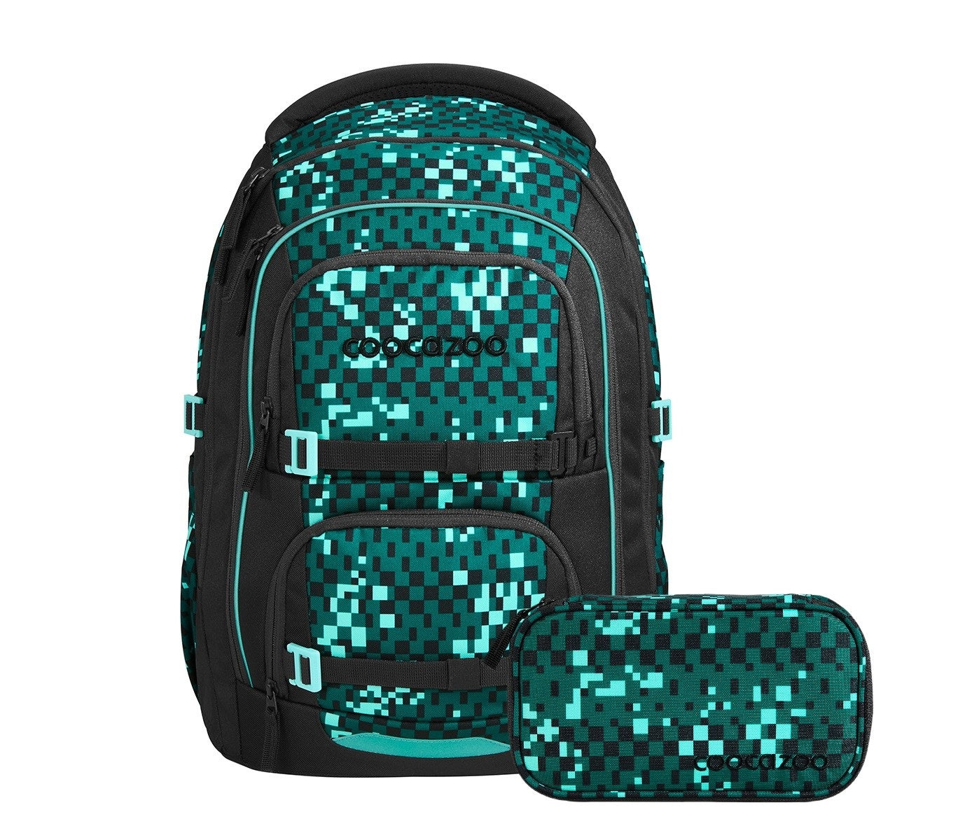 Schulrucksack-Set PORTER, Pixel Blox 2-teilig