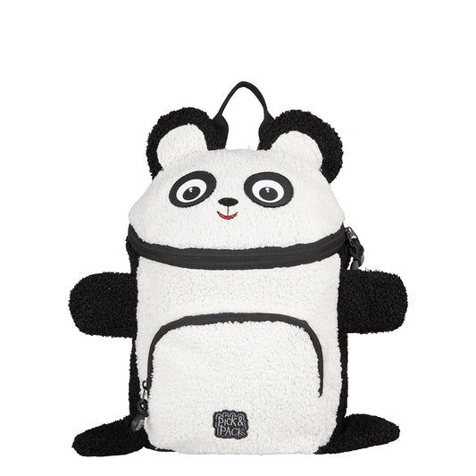Kinderrucksack S Panda black/white