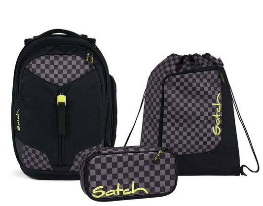 Schulrucksack-Set MATCH Dark Skate 3-teilig, Kollektion 2024