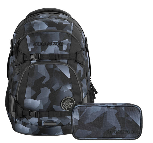 Schulrucksack-Set MATE Grey Rocks 2-teilig