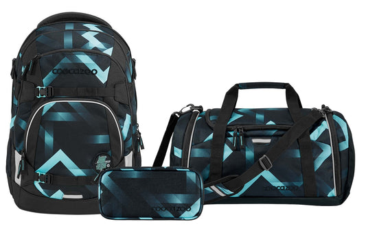 Schulrucksack-Set MATE Laser Lights 3-teilig