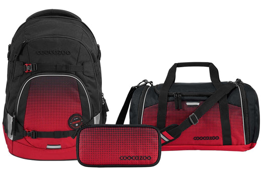 Schulrucksack-Set MATE Blazing Fire 3-teilig