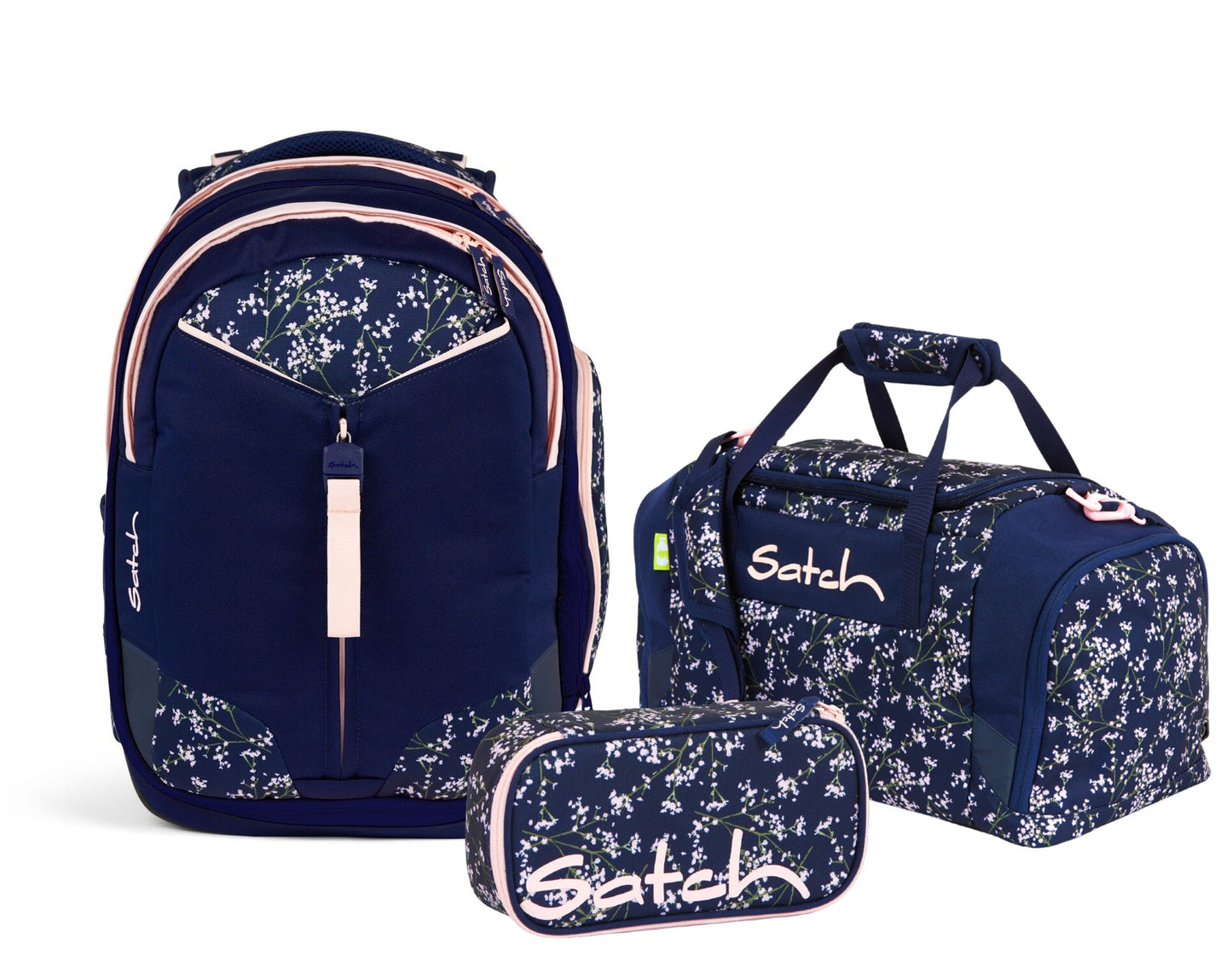 Schulrucksack-Set MATCH Bloomy Breeze 3-teilig, Kollektion 2024